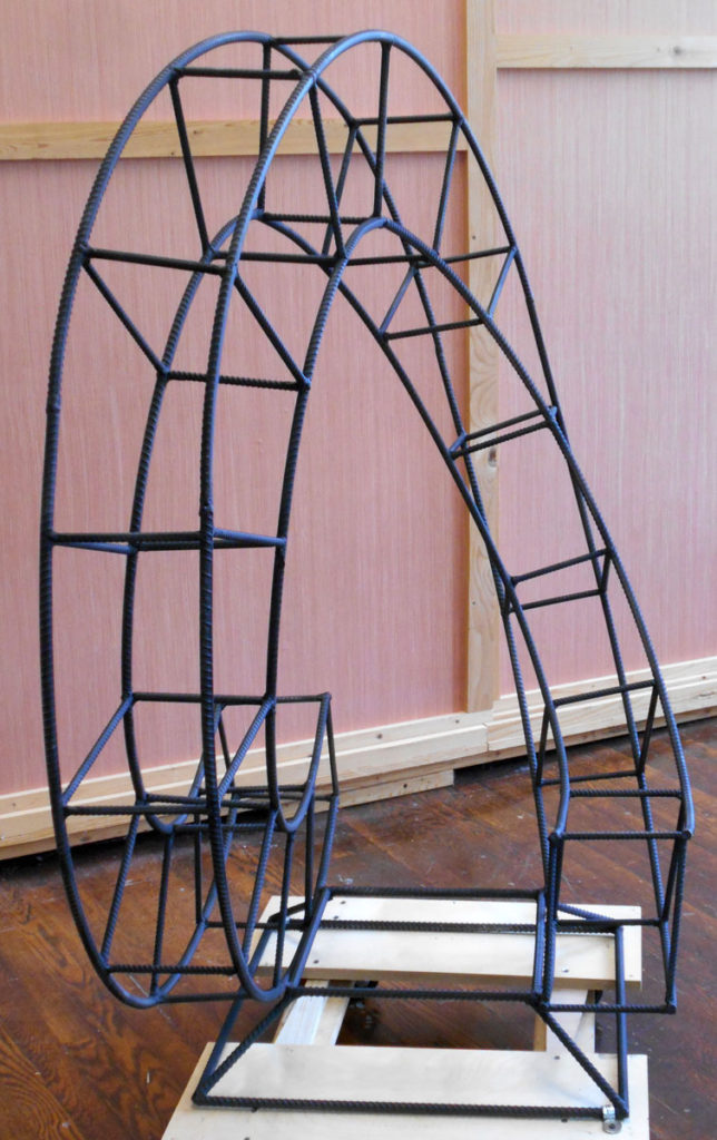 steel frame for sculpture