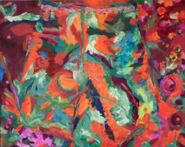 7 Brief Weeks - Gregg’s health struggles, which lasted a hell of a lot longer than seven weeks. - acrylic on panel - 24”x30” - 2025